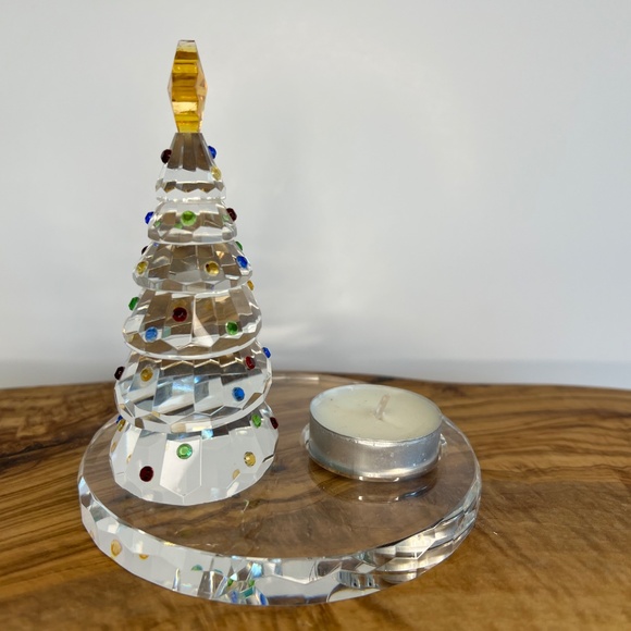 PartyLite Crystal Christmas Tree Tea Light Holder Holiday Decor - Picture 4 of 13